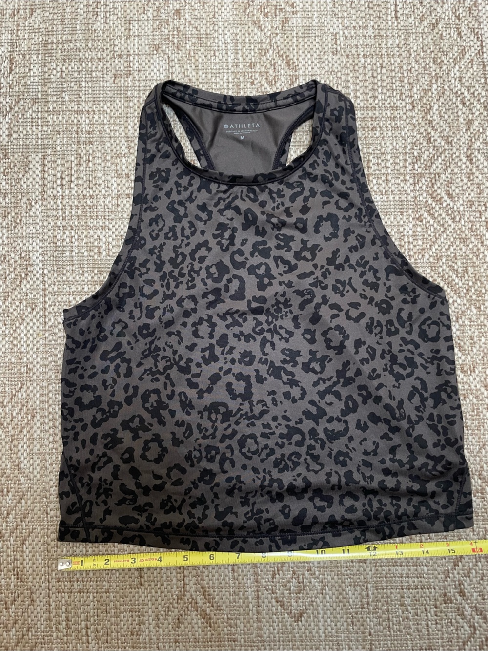Leopard Print activewear top